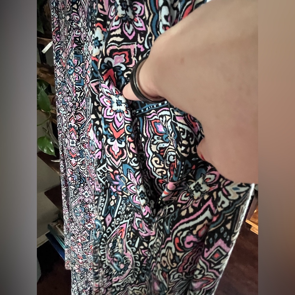 Torrid 2x Multicolor Geometric Pattern Maxi Dress - image 4